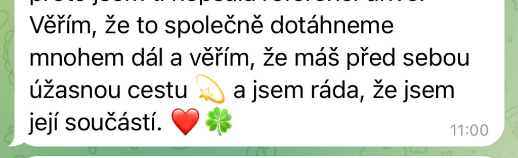 Mája Vajďáková - Magnetická značka a prodej Reference Začátek je vždy o pochopení – kdo jsem, co přináším, jak to celé funguje. Pak je to o správně směřované energii, nastavení, akci a konzistenci. A když tohle sedí, výsledky přicházejí, často i naprosto přirozeně. Bez toho šíleného tlaku na výkon. Bez přetvářky.